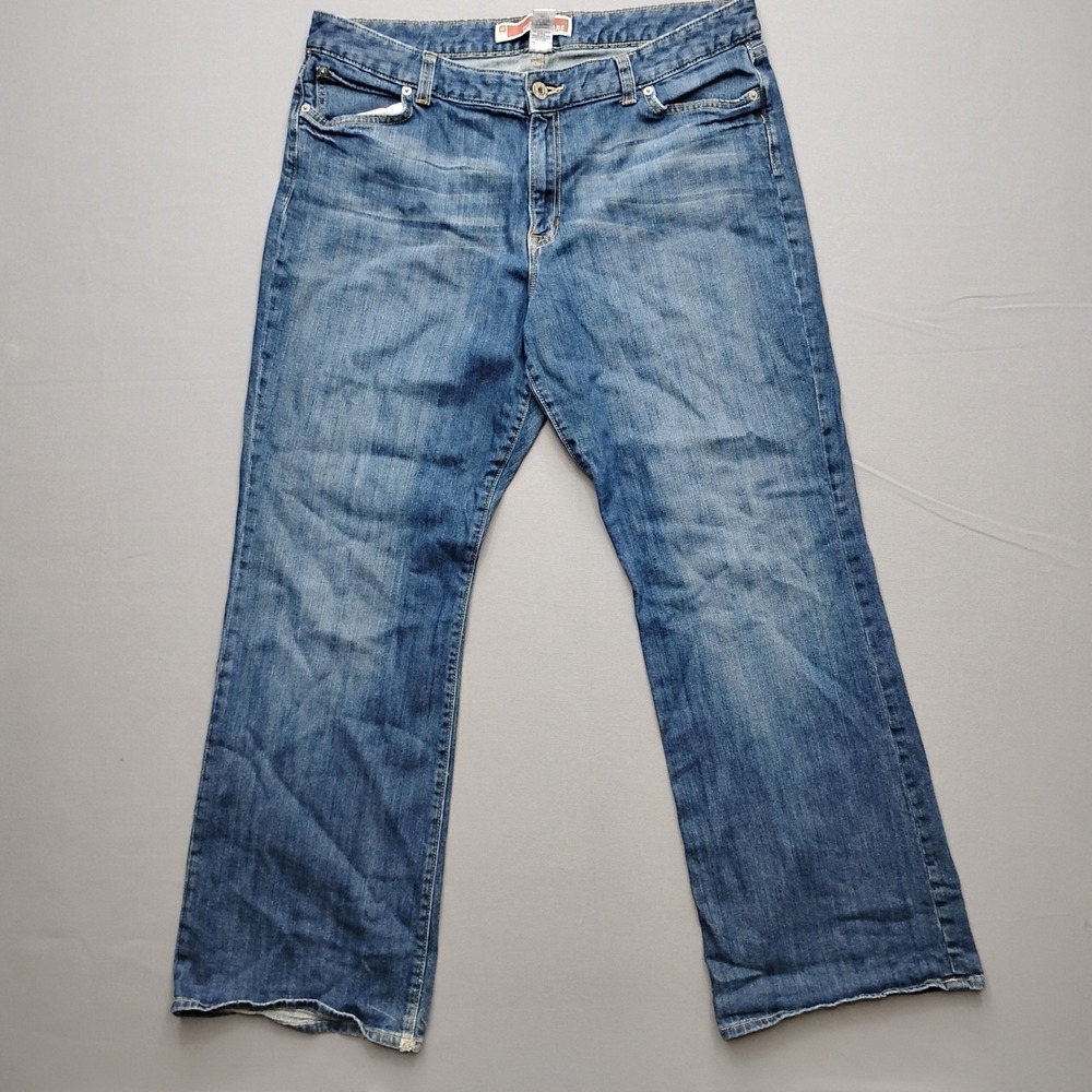 Gap Curvy Flare Jeans Womens 18 Reg Blue Denim y2k
